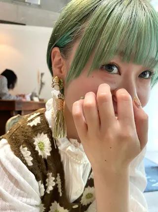 ショート カラー Asti  blanche所属・ショート/ブリーチ mizuki🐋のヘアスタイル