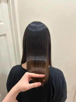 セミロング 曽我 心花のヘアスタイル