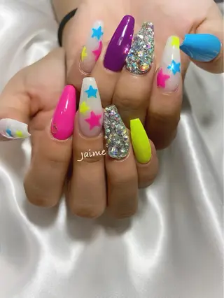 ロング Jaime Yuiのネイルデザイン