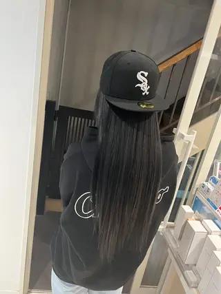 ロング カラー ヘアアレンジ 🔥ハイトーンカラー ギャルNAOKI🔥のヘアスタイル