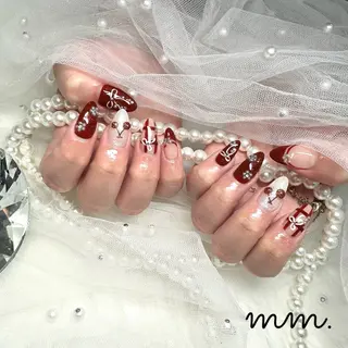 ネイル 🩷🩵mm.大宮 Riyo🧸🩵🩷のネイルデザイン