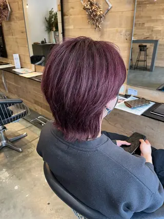 ショート メンズ Dulce oro所属・円山/透明感カラー/ yurinaのヘアスタイル