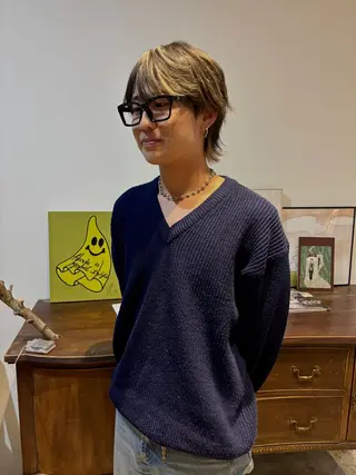 カラー メンズ 安藤楓華 fuka andoのヘアスタイル