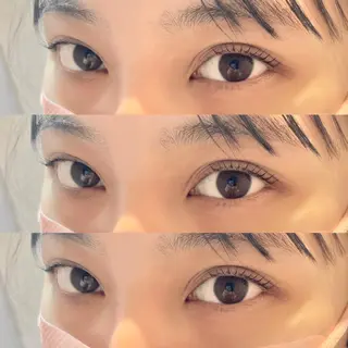 ミディアム ヘアアレンジ キッズ ネイル マツエク・マツパ アイブロウ 𓊆ᶠᵉᵉʸ𓊇 ᶜᴴᴵᴴᴬᴿᵁのマツエク・マツパデザイン