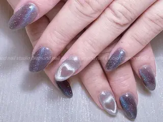 ミディアム Diamond 🚢のネイルデザイン