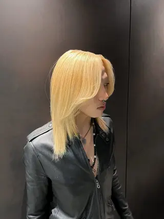 カラー 姫夏 /ハイトーン艶髪🎀のヘアスタイル