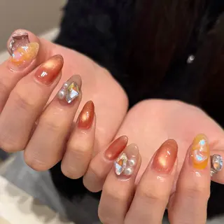 ネイル amuse ニュアンスネイルのネイルデザイン