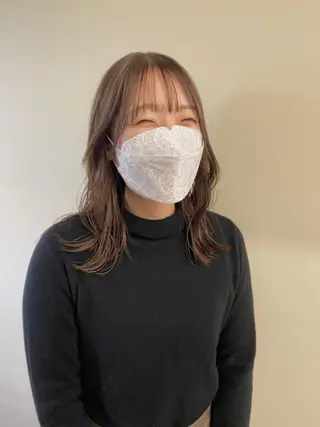 セミロング 齋藤 リクのヘアスタイル