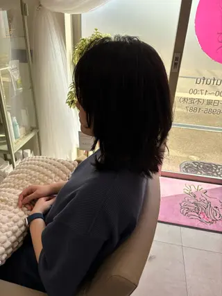 ミディアム ufufu所属・境 菜摘のヘアスタイル