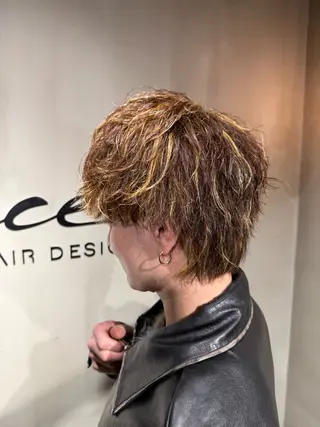 ミディアム カラー Once所属・🌐メンズカット 🌐Taketoのヘアスタイル