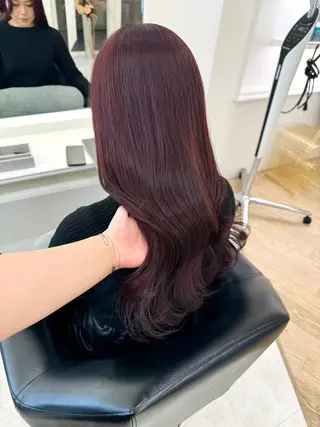 ロング カラー ParveMix🍀 藤原愛未のヘアスタイル