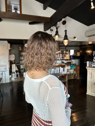 ミディアム パーマ 🦖ノザワ リンカ🦖のヘアスタイル