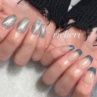 ミディアム ネイル richeri beautyのネイルデザイン
