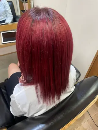 セミロング カラー THREE noon所属・田中 きこのヘアスタイル