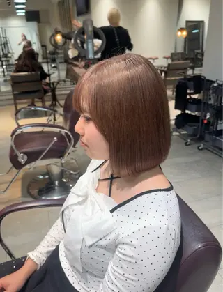 ミディアム カラー 🩵ྀིハイトーン みほ🎀🫐のヘアスタイル