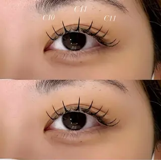 マツエク・マツパ prize iris ASUKAのマツエク・マツパデザイン