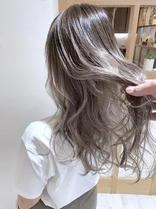 ロング カラー パーマ ヘアアレンジ filo byFeria渋谷所属・縮毛矯正/美髪 髪質改善/石田幸輔のヘアスタイル