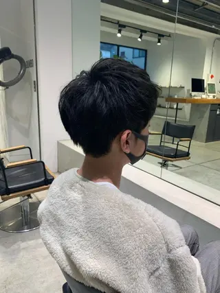 ショート メンズ メンズパーマの達人 🌟川内絵人のヘアスタイル