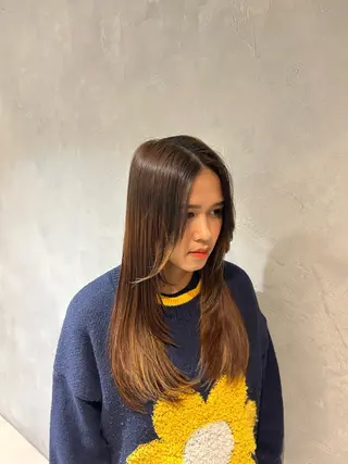 ロング レイヤー/メンズ /髪質改善 廣島公平のヘアスタイル