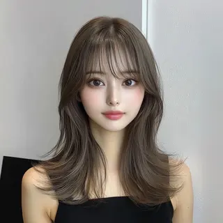ロング 🌟韓国風レイヤー 🌟さやかのヘアスタイル