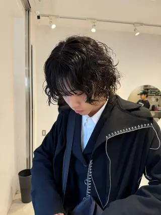 ショート パーマ パーマ/ボブ /レイヤー チヒロのヘアスタイル