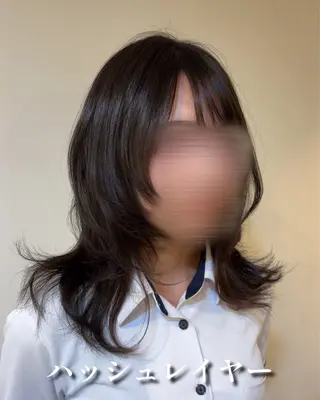 セミロング IORI #韓国ヘア#髪質改善のヘアスタイル