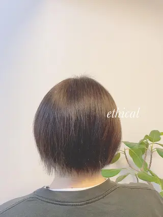 ショート カラー 【エシカル】 HOSOMIのヘアスタイル