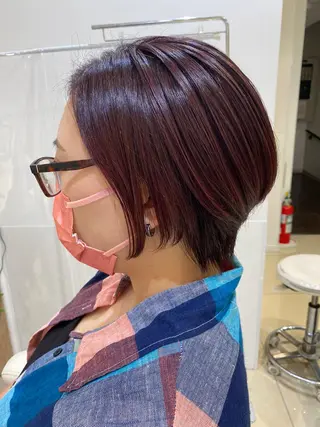 ショート カラー 🩵波巻き／ツイスパ HARU💎のヘアスタイル