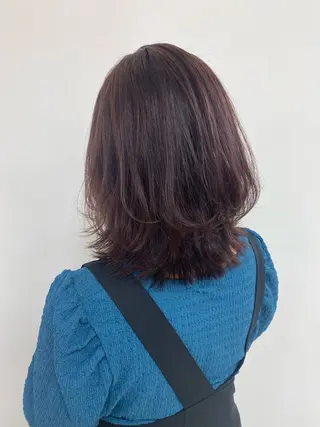 ミディアム カラー : ) SHIORIのヘアスタイル