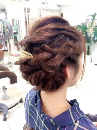 ヘアアレンジ Blossom大塚 ディレクター永野のヘアスタイル