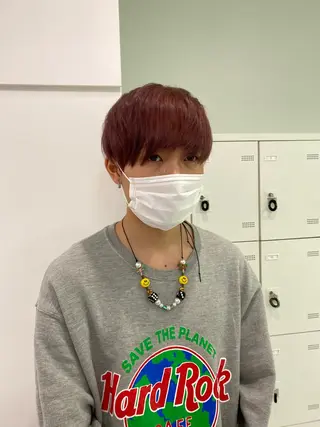 ショート カラー メンズ レイヤー✂︎赤み消し 髪質改善/井上健太のヘアスタイル