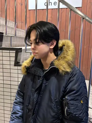 カラー メンズ ボブ/メンズ/パーマ /Tamakiのヘアスタイル