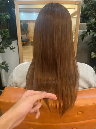 ロング ⚪️髪質改善 縮毛 店長 コウ⚪️のヘアスタイル