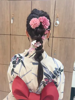 ヘアアレンジ 裾カラー/Aya🥀のヘアスタイル