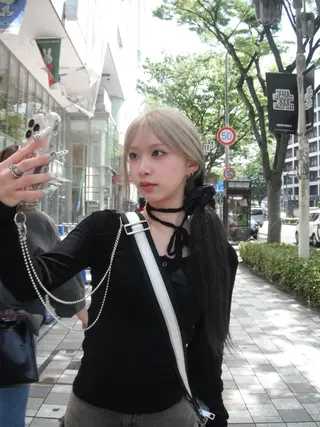 ロング カラー 名古屋／デザイン／ ブリーチ/松井亮磨のヘアスタイル