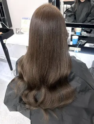 ロング カラー ベルグロー アルファのヘアスタイル
