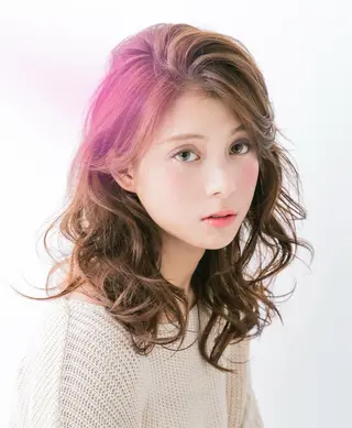 ショート ミディアム セミロング ロング カラー パーマ 小顔カット✨ 透明感カラー/村上のヘアスタイル