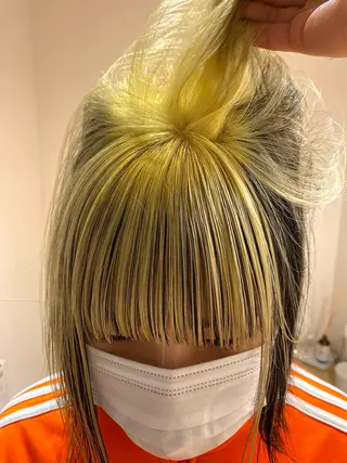 ショート カラー Hair & make Lamp所属・梅田のブリーチ特化 美容師KAI🥰のヘアスタイル