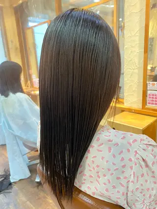 セミロング カラー パーマ ヘアアレンジ メンズ キッズ ネイル マツエク・マツパ emu所属・🌈髪質改善・美髪矯 正・平野瀬乃🌈のヘアスタイル