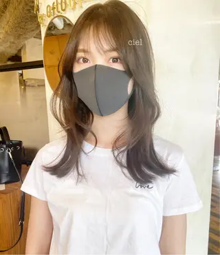 ロング カラー 🥣 hashi 🛋️のヘアスタイル