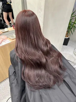 セミロング カラー PELE所属・サキ【渋谷ハイトーン /19歳美容師】のヘアスタイル