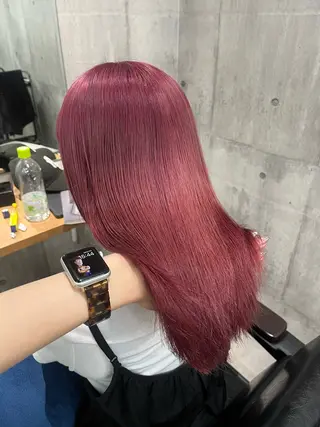ミディアム カラー newi赤羽 HINATAのヘアスタイル