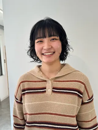 ミディアム パーマ Seeknext // Rukaのヘアスタイル