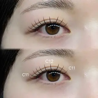 マツエク・マツパ “ C ” kana🩰‎🤍のマツエク・マツパデザイン