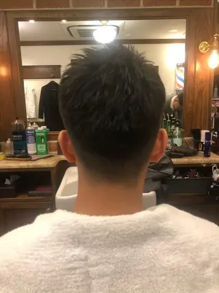 ショート メンズ HIRO GINZA BARBER SHOP 大阪所属・木村 りきのヘアスタイル