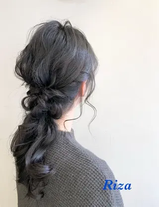 ヘアアレンジ HAIR MAKE Riza所属・谷口 弥生のヘアスタイル