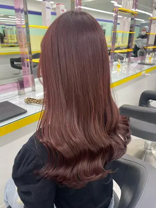 ロング カラー パーマ ヘアアレンジ メンズ キッズ ネイル マツエク・マツパ アイブロウ linette所属・🐩推し活🐩 FUTABA🍒のヘアスタイル