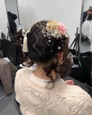セミロング 梅山 美侑のヘアスタイル