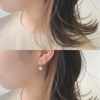 ミディアム カラー 大垣 りょうすけのヘアスタイル