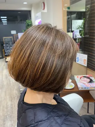 ショート カラー 庵-hair所属・梅岡 健次のヘアスタイル
